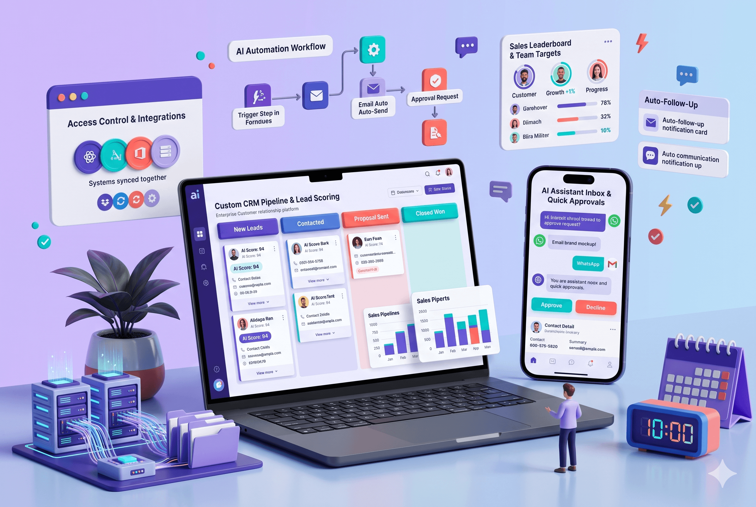 AI-Powered Custom CRM